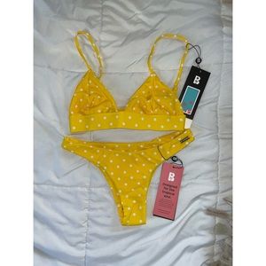 Blackbough YELLOW POLKA DOT Bikini